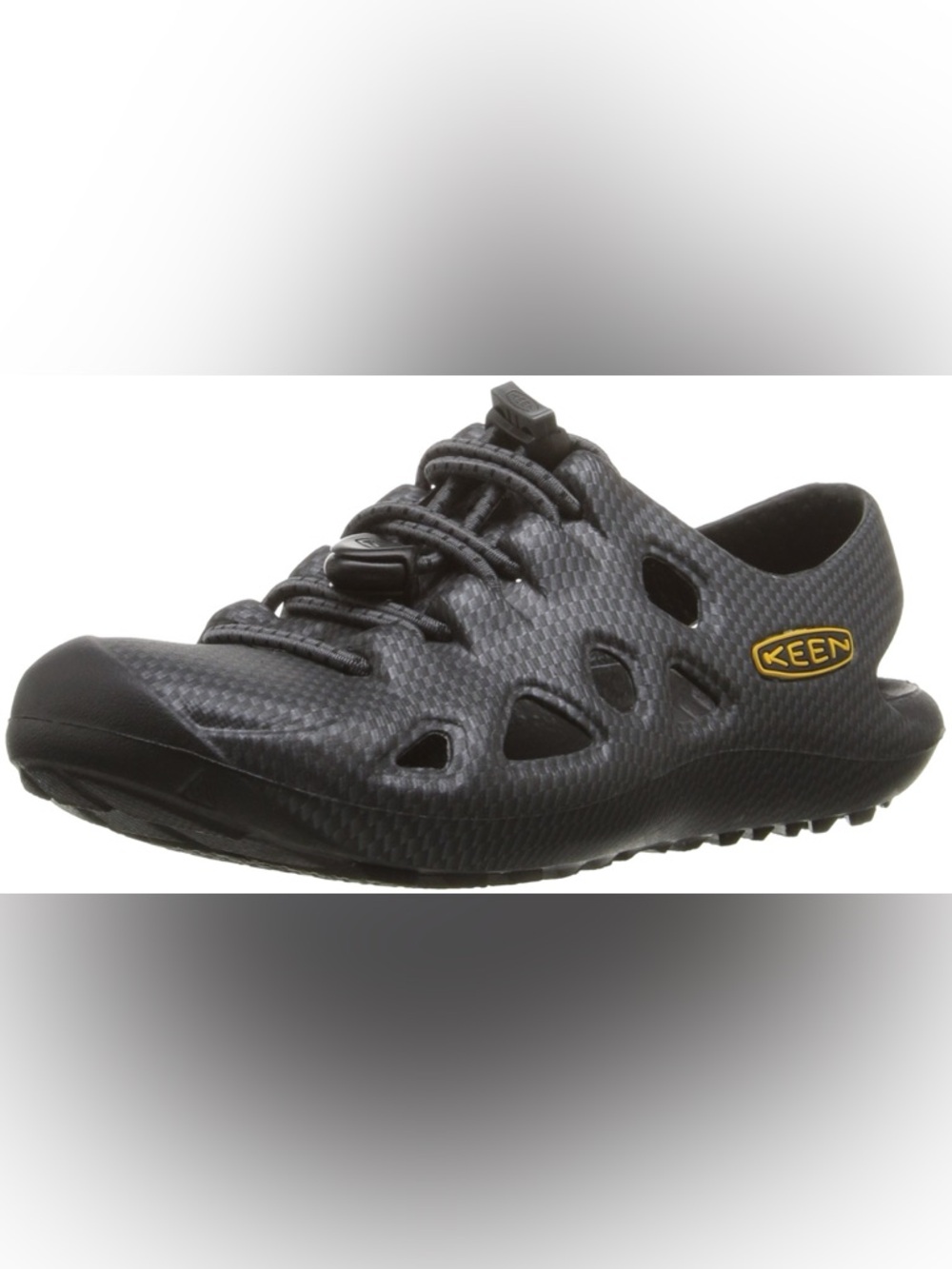 Keen Child Size 11 Black Slip-On Ventilated Water Clog Shoes